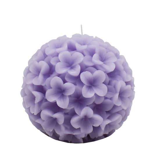 Vanilla Flower Scented Hydrangea Ball Candle by Ashland&#xAE;